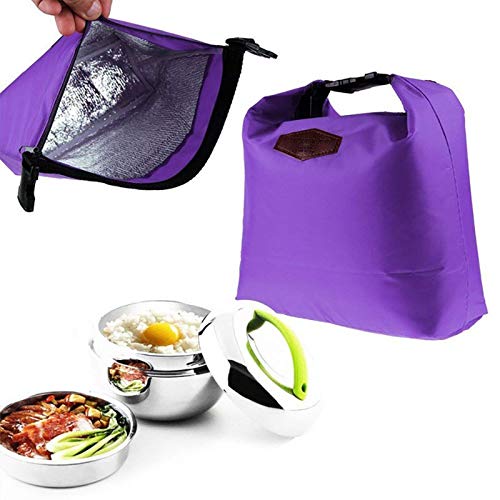 PLXX Fiambrera Portátil Bolsa Aislada Enfriador Impermeable Aislamiento Térmico Especial Almacenamiento de Materia Bolsa de Alimentos de Nylon Tote Dropshipping