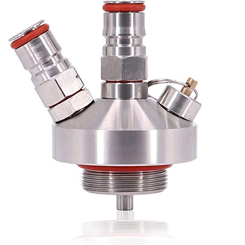 POFET Dispensador de Cerveza de Barril, Mini dispensador de Cerveza de Barril de Acero Inoxidable 304 Merrday Dispensador de Lanza para Craft Beer Growler