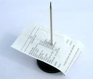 Pointe Papier - Idéal pour Garder Factures Récepissés Reçus etc.