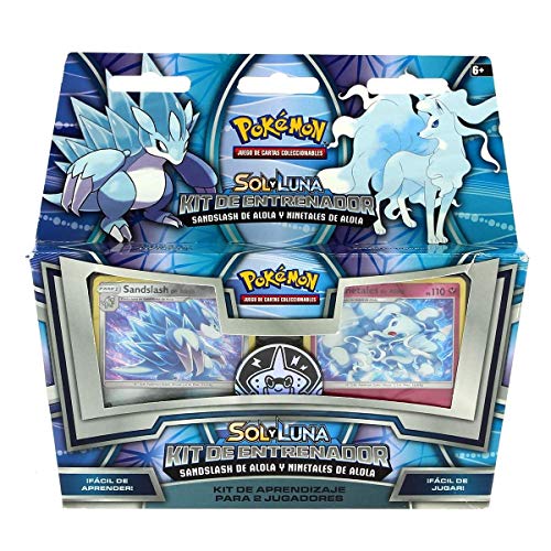 Pokèmon Kit Entrenador Sandslash de Alola y Ninetales de Alola (1)