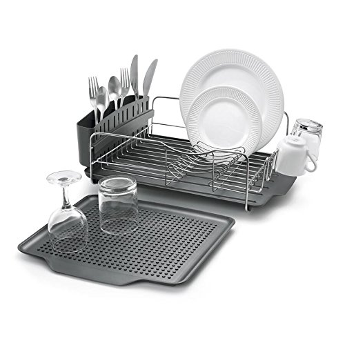 Polder Advantage - Escurreplatos (4 Partes), Color Gris