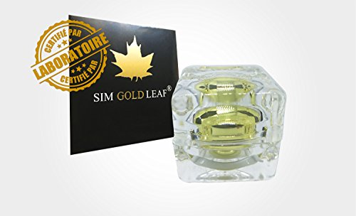 Polvo comestible de oro de 24 quilates bote de 100 mg pure 999/1000