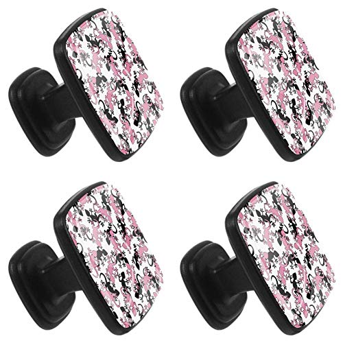 Pomos de cristal de diseño, tiradores de armario, cajones, manijas de cocina, manija de muebles, herrajes para decoración del hogar, salamandra rosa