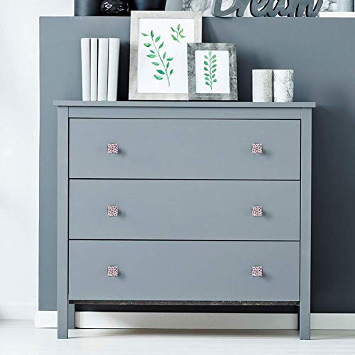 Pomos de cristal de diseño, tiradores de armario, cajones, manijas de cocina, manija de muebles, herrajes para decoración del hogar, salamandra rosa