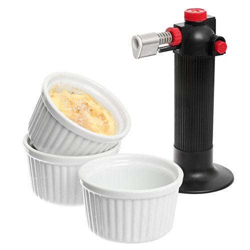 Premier Housewares - Juego de soplete de Cocina y 4 ramequines