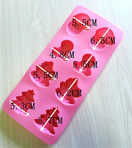 Premium Antiadherente Moldes para tartas, FantasyDay Moldes de Silicona para Caramelos, Chocolate, Hornear, Tarta, Galletas, Jabón, Hielo - Antiadherente Apto Para Lavavajillas Y Microondas - árbol de Navidad