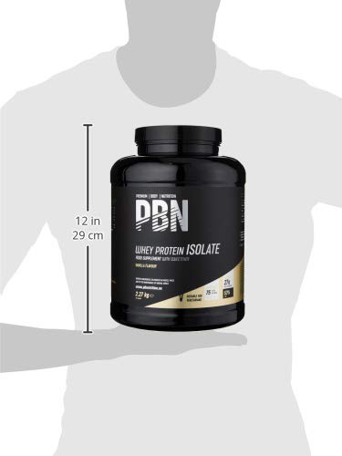 Premium Body Nutrition - Aislado de proteína de suero de leche en polvo (Whey-ISOLATE), 2,27 kg, sabor vainilla (75 porciones)