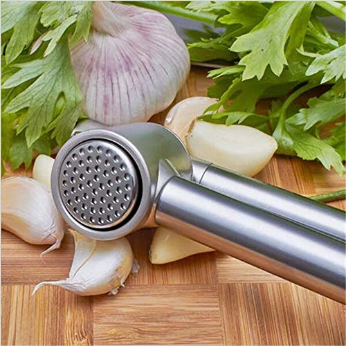 Prensa de ajo de acero inoxidable