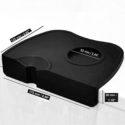 Prensa para tamper de café de 51 mm con tapete para manipular