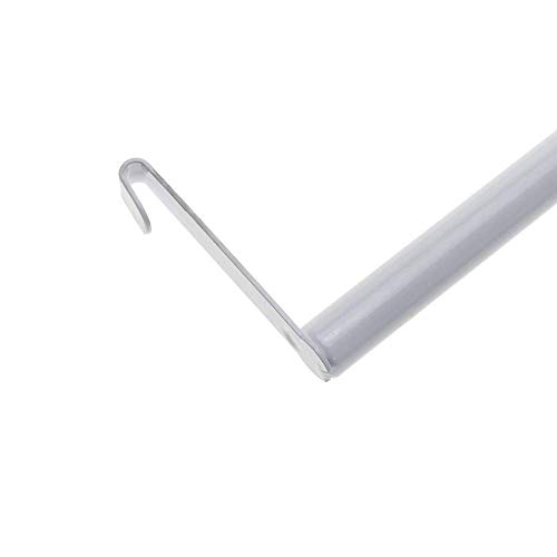 PrimeMatik - Barra de Colgar Blanca de 35cm para Armario Organizador Modular cúbico 2 Unidades