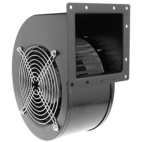 PrimeMatik - Extractor de Aire centrífugo Radial para ventilación Industrial 2600 RPM Cuadrado 202x180x115 mm