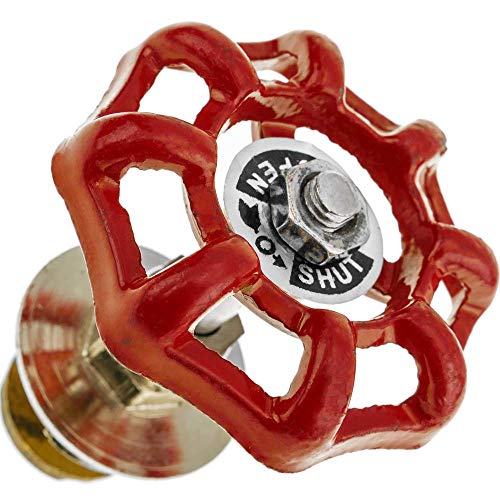 PrimeMatik - Perchero de Pared de Acero 1 Gancho Grifo. Colgador de Ropa y toallero de Tubo Industrial