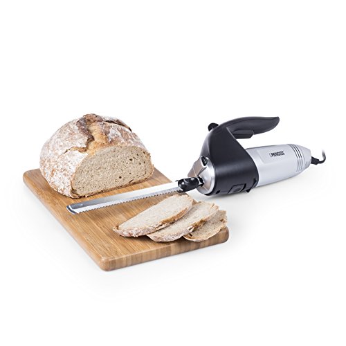 Princess 492952 – Cuchillo eléctrico con asa ergonómica, dos cuchillas