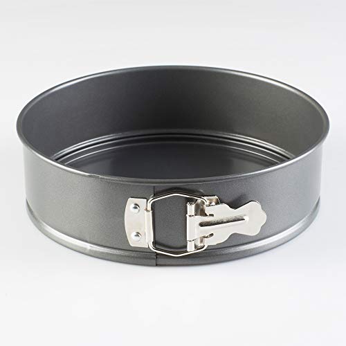 Prochef - Molde para bizcocho (teflón, superficie antiadherente, 23 cm), Gris
