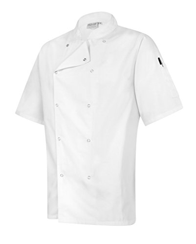 ProLuxe - Chaqueta Chef - Hombre Negro Blanco M