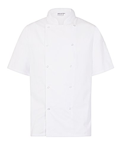 ProLuxe - Chaqueta Chef - Hombre Negro Blanco M