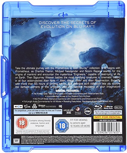 Prometheus To Alien - The Evolution (8 Blu-Ray) [Edizione: Regno Unito] [Italia] [Blu-ray]