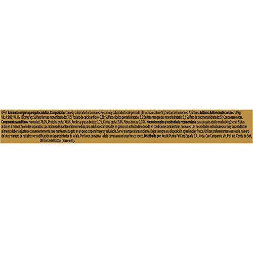 Purina Gourmet Gold Fondant comida para gatos con Atun 24 x 85 g