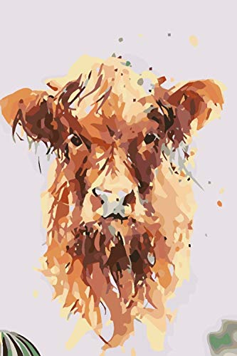 Puzzlecao Rompecabezas 520 Piezas Cabeza de toro de color Imagen en color de madera de alta calidad pintura al óleo paisaje animales naturaleza decoración familiar arte adultos niños sala de estar