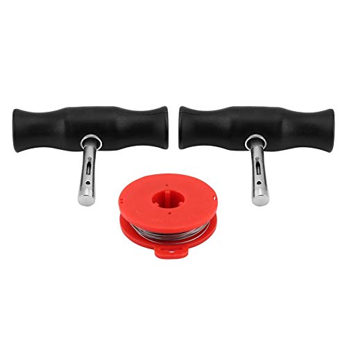 Qii lu Kit de herramientas de extracción del parabrisas del coche Parabrisas Ventana Vidrio Cable de corte con manijas Instalación Kit de fijación