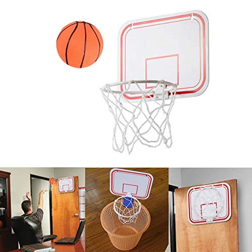 qiuqiu Mini Canasta De Baloncesto De Pared para Niño, con Ventosas, Juguete De Bomba De Tablero De Baloncesto Interior Al Aire Libre para Niños, Kit De Juegos De Baloncesto