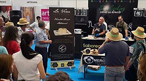 Queso CURADO Artesano de CABRA (Leche Cruda de Pastoreo. Raza: PAYOYA y FLORIDA) (700-800g. aprox. ) - La Verea Andaluza Serie "PASTOREO". Corteza natural comestible. SIN GLUTEN (750)