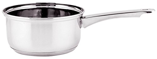 Quid Ottawa - Batería de cocina de 8 piezas, con tapas de vidrio, acero inoxidable