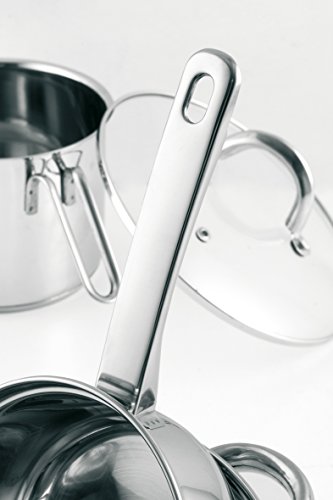 Quid Ottawa - Olla de 30 cm con tapa, acero inoxidable