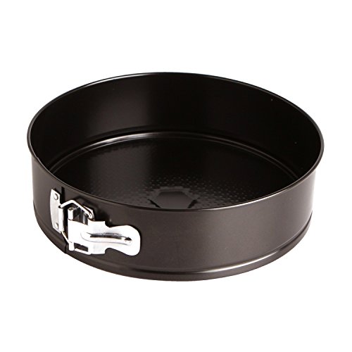 Quid Sweet Grey - Molde de Horno Desmontable Redondo, Negro, 26 cm