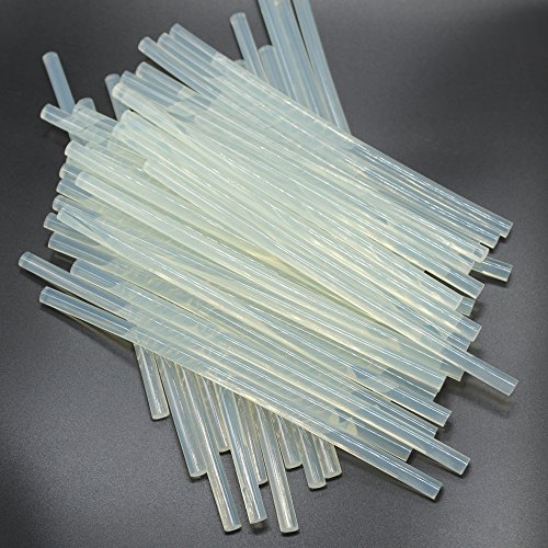 Raintwo 100 Piezas 7mm x 180mm Pegamento Termofusible Transparente Adhesivos Selladores para Pistolas de Palos de Pegamento Caliente