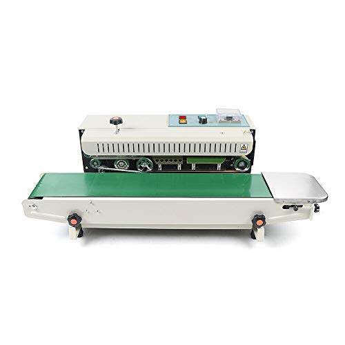 RANZIX Sellador automático horizontal de plástico, máquina de sellado, Sealing continuo FR-900 máquina de sellado de cinta
