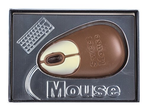 Ratón de ordenador de chocolate con caja de regalo - 60 g