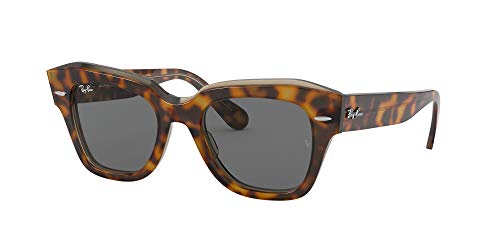Ray-Ban State Street Lentes oscuros, Blonde Havana/Grey, 49/20/145 para Mujer