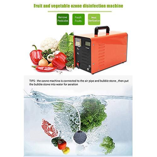 Raymonj Generador de ozono Industrial 5000 MG/h O3 Ozonizador Desodorante purificador Aire para Tratamiento Aire y Agua para el hogar, fábrica