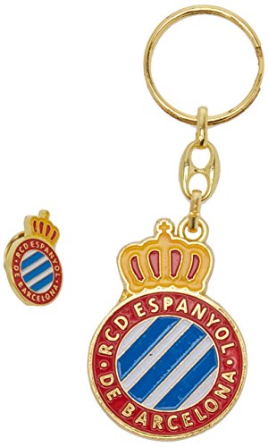 RCD Espanyol Llaesp Llavero, Blanco/Azul, Talla Única