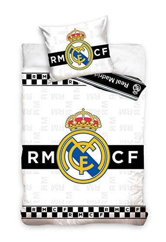 Real Madrid RM181051-135 - Juego de cama (135 x 200 cm)