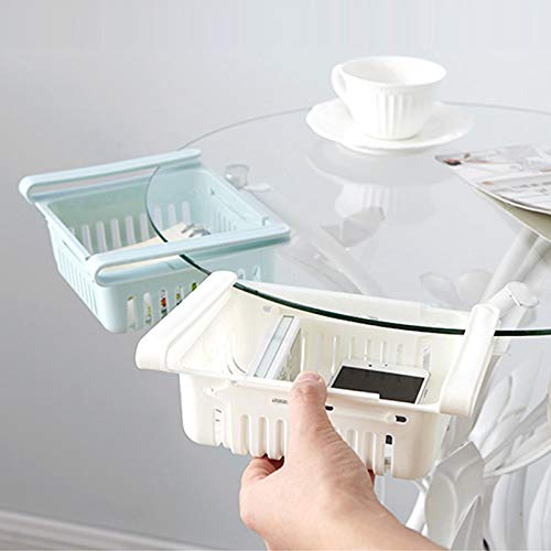 Refrigerador Organizador Bins Almacenamiento frigorífico compartimientos multiuso retráctil cajón frigorífico de tipo de contenedores caja de la cocina de la fruta fresca Alimentos ZHQHYQHHX