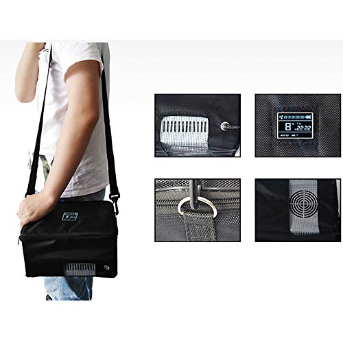 Refrigerador PortáTil De Insulina Mini Refrigerador Enfriador EléCtrico Nevera Coche Refrigerador De Medicamentos para El Hogar Oficina Viajes 2-18 ° C Negro