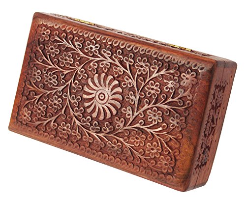 Regalo Día de la Madre Gradevoli intagliato mano di legno gingillo decorativi Jewelle...