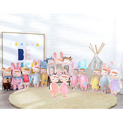 Regalos de Conejito de Pascua Muñecas de Conejo de Peluche Muñecas Angela Que Duermen con la Bolsa de Regalo Mint Green 12 "