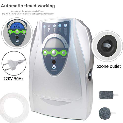 Renge Generador de ozono Purificador de aire Ozonizador para esterilizador de agua Frutas Hortalizas Esterilización Desinfectante de ozono