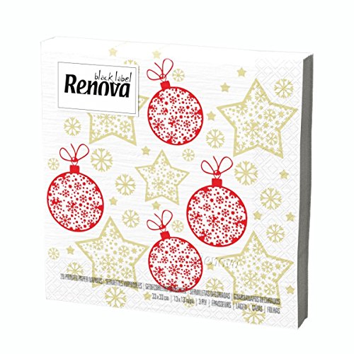 Renova Servilletas De Papel, 20 Servilletas de Papel, Pack de 1
