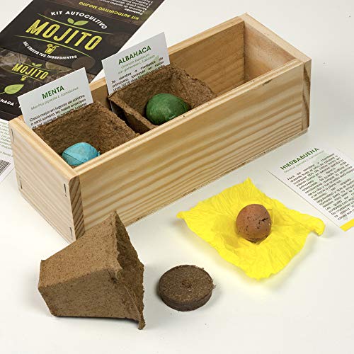 Resetea Kit Autocultivo "Mojito" (menta, albahaca y hierbabuena)