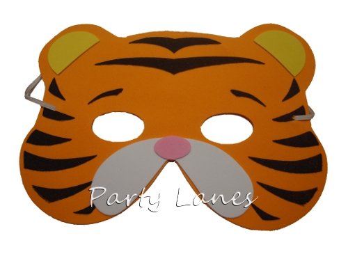 RETON Máscaras de Animales de Espuma Infantil para Fiesta (20 Piezas)
