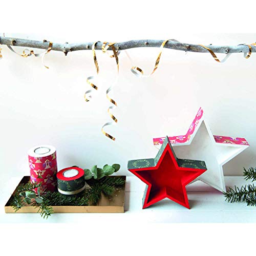 Rico Design Bandejas de Madera 2 Estrellas 100% FSC