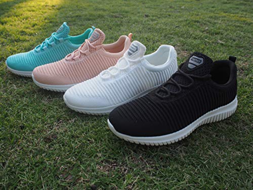 riemot Zapatillas Deportivas para Hombre, Zapatos para Correr Deporte al Aire Libre Running Fitness Gimnasio Súper Ligeras y Transpirables Sneakers Calzado Casual M-White-09