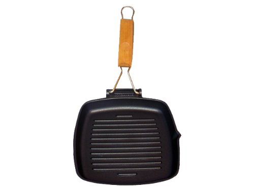 Risoli M93936 - Asador de aluminio fundido mango plegable, 90 20 x 20 x 2.5 cm