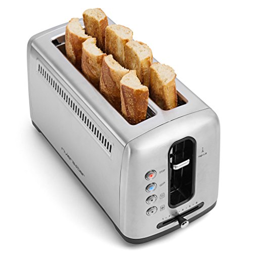 Riviera & Bar GP540A 1500W Metálico - Tostador (Metálico, Acero inoxidable, 1500 W, 395 mm, 180 mm, 210 mm)