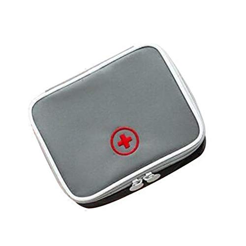 Rocita Portátil Mini Kit de Primeros Auxilios, Medicina vacío Bolsa de Viaje, Pequeño Médico del Organizador del almacenaje de la Bolsa, Pastillas de medicamentos Paquete contenedor para Actividades