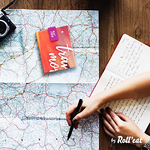 Roll'eat - Boc'n'Roll Young - Bolsa Merienda Porta Bocadillos Ecológica y Reutilizable sin BPA, Travel
